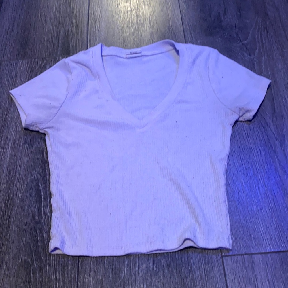 White crop top Tillys